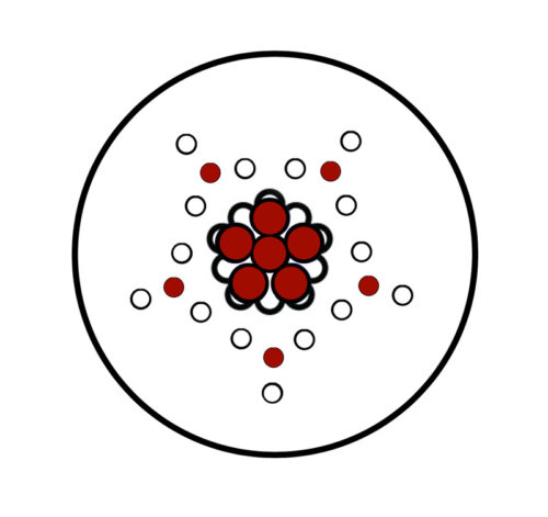 Bethlehem Star Torch Face Diagram