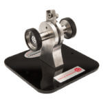 Universal scroll base for glassworking torches