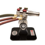 Bravo torch on universal scroll base showing range of motion